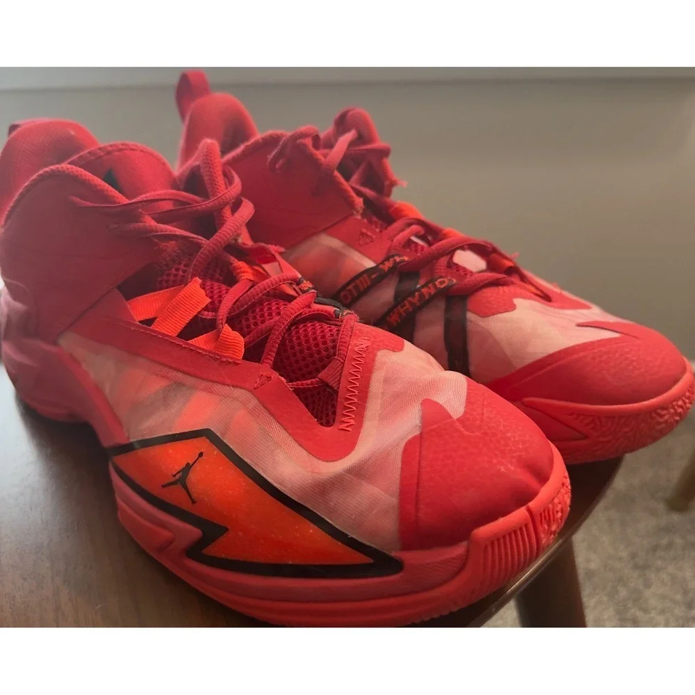 Jordan One Take 4 University Red Bright Crimson Mens Basketball Shoes Size 11.5
